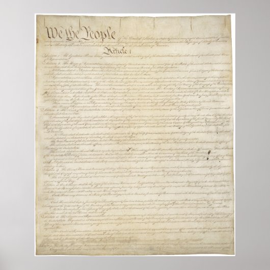 米国憲法_Pg 1 / 4 ポスター (正面)