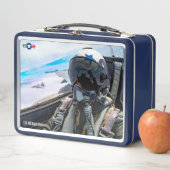米国戦闘機パイロット メタルランチボックス (インサイチュ)