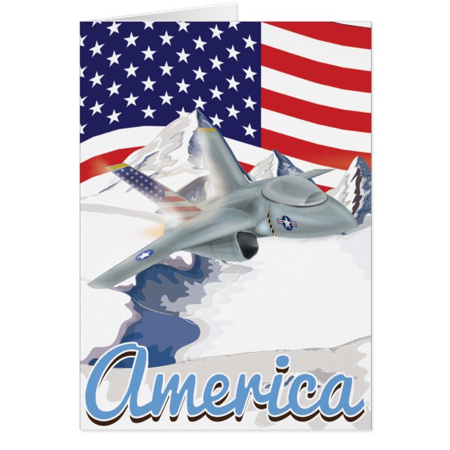 米国戦闘機 (正面)