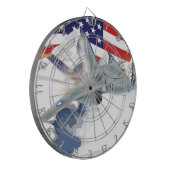 米国戦闘機 ダーツボード (正面左)