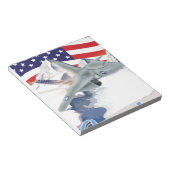 米国戦闘機 ノートパッド (アングル)