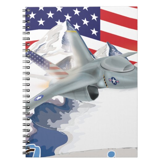 米国戦闘機 ノートブック (正面)