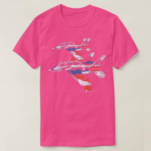 米国戦闘機 Tシャツ (デザイン正面)