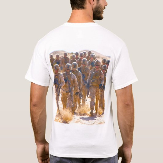 米国戦闘部隊 – パトロール Tシャツ (裏面)