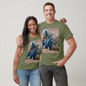 米国戦闘部隊 – 米国空挺部隊 Tシャツ (ユニセックス)