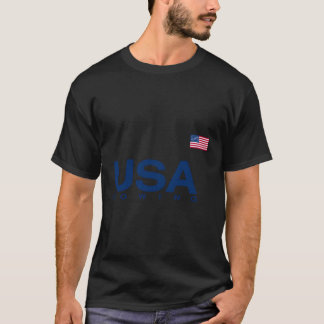 米国手漕ぎ国旗 Tシャツ