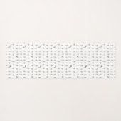 米国手話表ヨガマット ヨガマット (裏面(横))