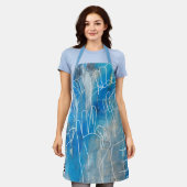 米国手話 エプロン (着用した状態)