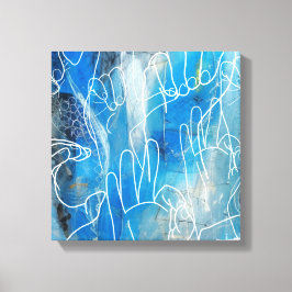 米国手話 キャンバスプリント