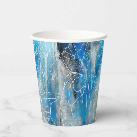 米国手話 紙コップ (裏面)