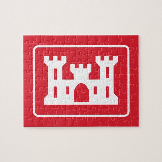 米国技術者DOD軍隊 ジグソーパズル (横)