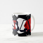 米国抽象芸術 コーヒーマグカップ (正面右)