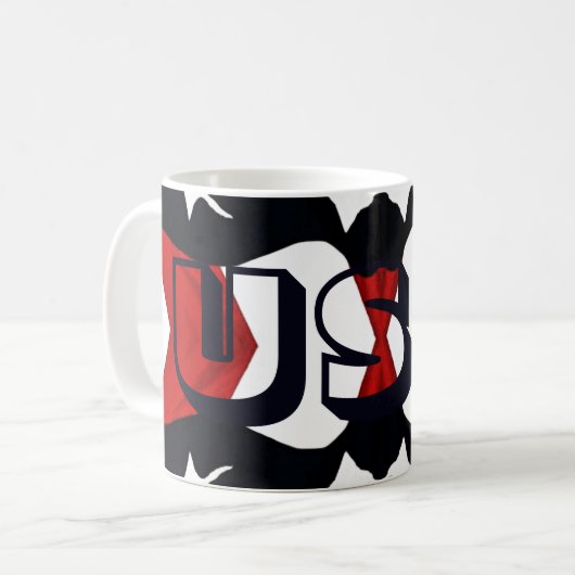 米国抽象芸術 コーヒーマグカップ (正面左)