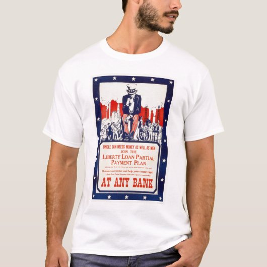 米国政府お金を…必要とします Tシャツ (正面)