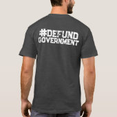 米国政府はサタン走ペドフィルスTによって決定される Tシャツ (裏面)