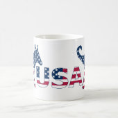 米国政治共和党の象の民主的なロバ コーヒーマグカップ (中央)