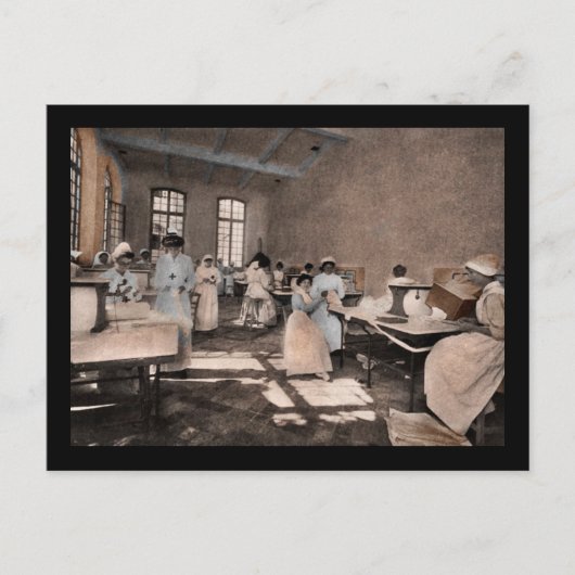 米国救急病院WWI ポストカード (正面)