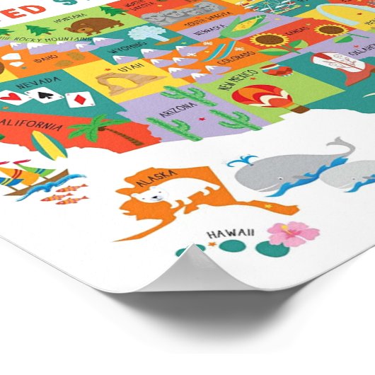 米国教育 ポスター (角)