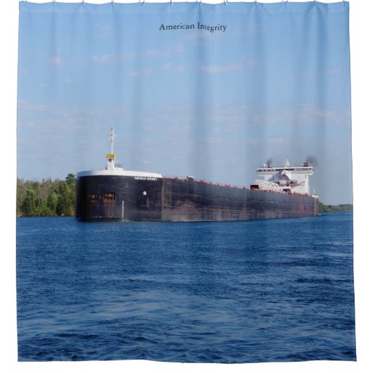 米国整合性シャワーカーテン シャワーカーテン (正面)