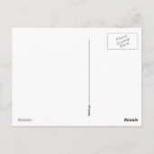 米国文字国旗のグリッター花火7月4日Happy ポストカード (裏面)