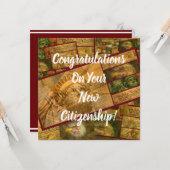 米国新市民権 カード (正面/裏面インサイチュ)