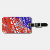 米国旅行 ラゲッジタグ (正面横)