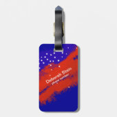 米国旅行 ラゲッジタグ (裏面縦)