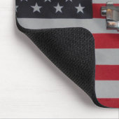米国旗および銃のマウスパッド マウスパッド (コーナー)