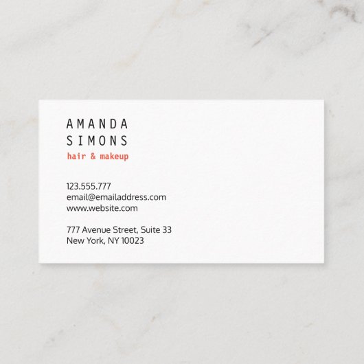 米国旗が付いている名刺 名刺 (裏面)