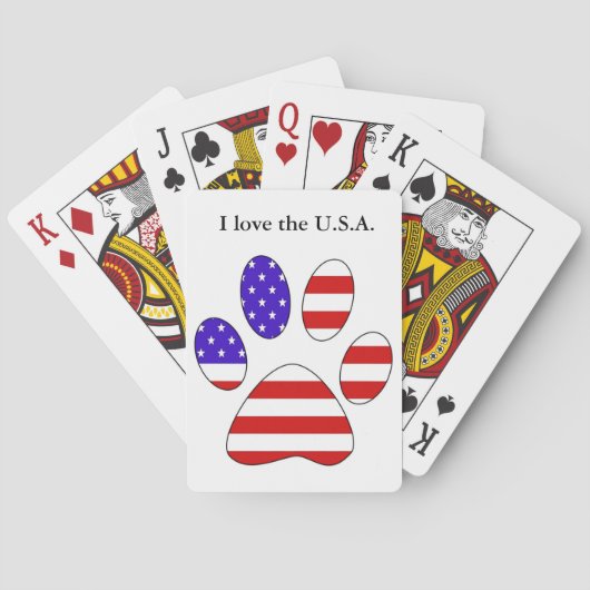 米国旗が付いている足のプリント トランプ (裏面)