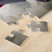 米国旗が付いている1957年のシボレーBel Air ジグソーパズル (側面)