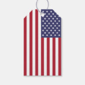 米国旗が合う ギフトタグ (正面)
