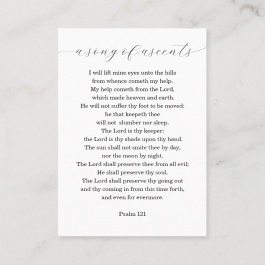 米国旗が永遠に私たちのハートの葬儀カード 名刺 (裏面)