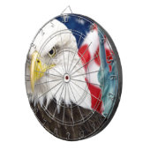 米国旗そしてワシの自由の女神 ダーツボード (正面右)