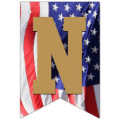 米国旗のお祝いの軍隊の退職 バンティングフラッグ (第3の旗)