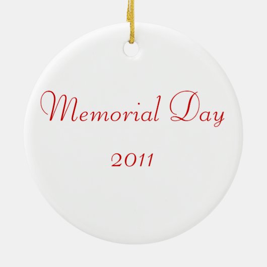 米国旗のアイスキャンデーの棒Folkart セラミックオーナメント (裏面)