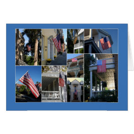 米国旗のコラージュ