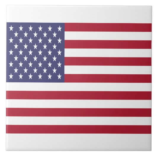 米国旗のセラミックタイル タイル (正面)