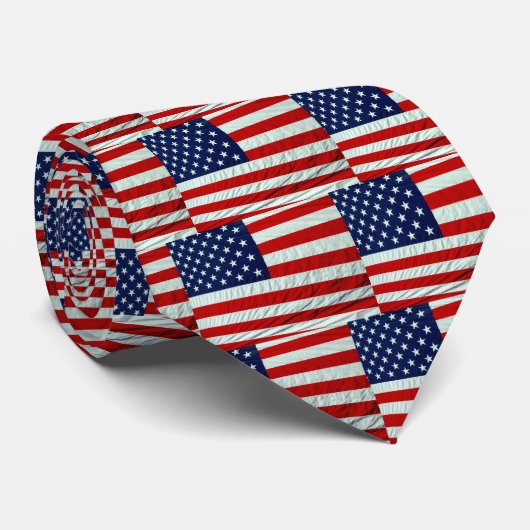 米国旗のタイ ネクタイ (ロール)