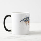 米国旗のワシの星の変形させるコーヒー・マグ モーフィングマグカップ (左)