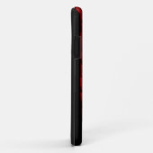 米国旗のヴィンテージの赤いグランジ Case-Mate iPhoneケース (裏面/右)