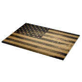 米国旗のヴィンテージ カッティングボード (角)