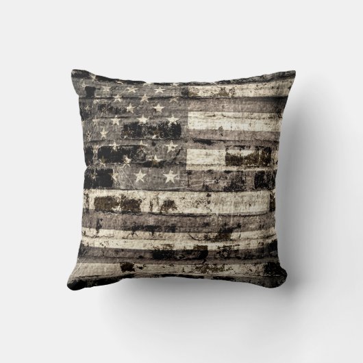 米国旗のヴィンテージ クッション (裏面)
