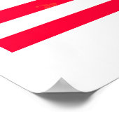 米国旗の値ポスター紙マット ポスター (角)