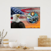 米国旗の反逆の暴君のポスター ポスター (キッチン)