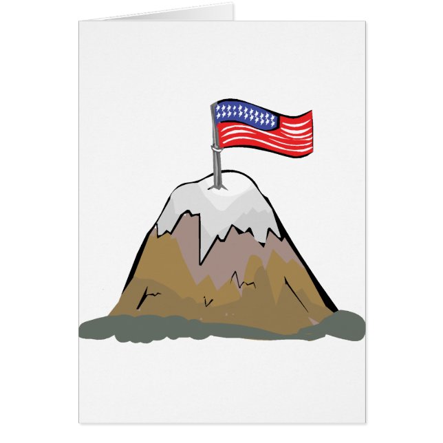 米国旗の取り付け (正面)