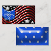 米国旗の名刺 名刺 (正面/裏面)