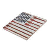 米国旗の愛国心が強いギター音楽テーマ タイル (側面)