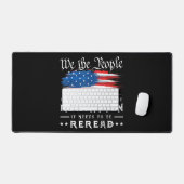 米国旗の憲法の見直しが必要 デスクマット (キーボード&マウス)