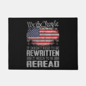 米国旗の憲法の見直しが必要 ドアマット (正面)